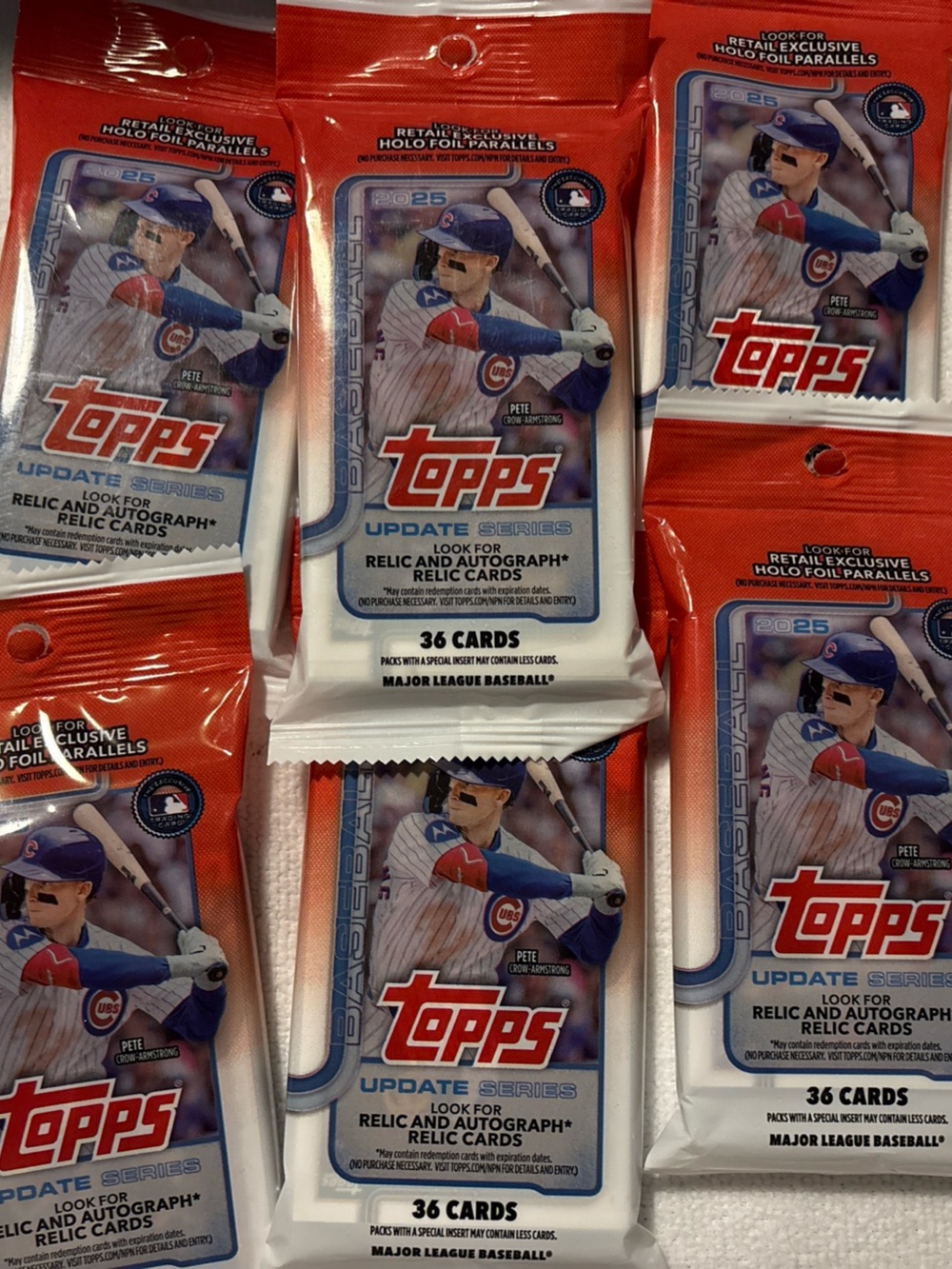 LOT OF 6 TOPPS UPDATE Golden Mirror Image SSP FAT HOT PACK Ohtani? Auto?